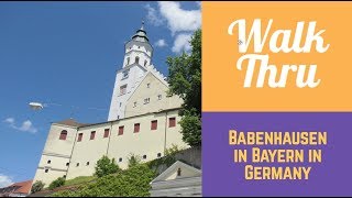 Walking through Babenhausen in Bayern in GERMANY [upl. by Nylirej178]