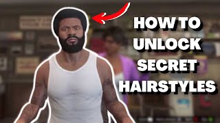 GTA V  How to Unlock Bonus Hairstyles Trevor Franklin  Michael Grand Theft Auto 6 [upl. by Laicram]