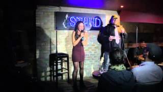 Nerdy Comedian Destroys Hot Chick Comedian In a Roast Competition [upl. by Honora648]