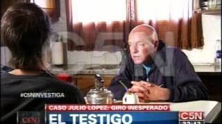 C5N  C5N INVESTIGA CASO JULIO LOPEZ EL TESTIGO [upl. by Anire23]