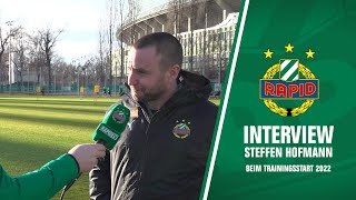 Steffen Hofmann beim Trainingsstart 2022 im Interview [upl. by Colet]