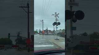 West st Wheaton Il railroad crossing [upl. by Emmalee347]