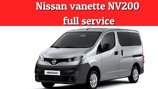 Nissan  vanette  NV200  full service [upl. by Pawsner]