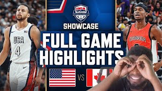 CANADA vs USA  USAB SHOWCASE  FULL GAME HIGHLIGHTS  July 10 2024 [upl. by Goeger]