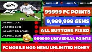 FC Mobile Mod APK Unlimited Money Gems amp Coins Mod Menu  EA FC MOBILE 25 MOD APK v23001 [upl. by Atiuqel]