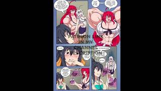 HIGH SCHOOL DXD BUFF MUSCLE GROWTHFEMALE MUSCLE GROWTH COMIC PT 2 comic bigmuscles tallwoman [upl. by Antonia]