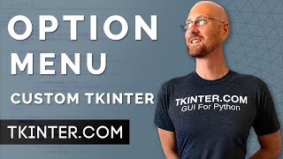 Option Menu  Tkinter CustomTkinter 18 [upl. by Kralc]