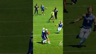 Tristan Sickinger 👀🌊🫵🏿 football highlights flagfootball americanfootball nfl YELAWOLF [upl. by Naahs]