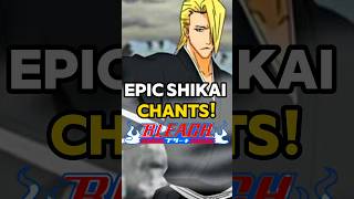 Top 5 Shikai Commands in Bleach  bleachanime anime bleach shikai bankai release commands [upl. by Kalindi]