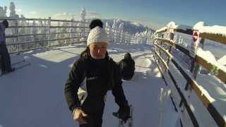 First time skiing 2014 Poiana Brasov Romania [upl. by Fougere795]