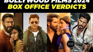 Bollywood Box Office Collection 2024 Report amp Verdict India [upl. by Nivlad589]