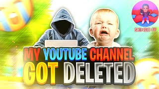 SKINZO FF CHANNEL GOT PERMANENTLY DELETED 💔 [upl. by Koppel]