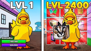 I Went from Lvl 1 NOOB to MAX in Meme Sea Roblox [upl. by Gresham130]