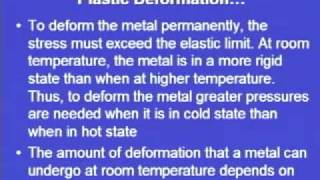 Mod1 Lec4 Metal Forming  Fundamentals [upl. by Nosliw905]