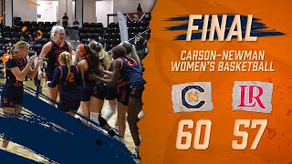 CarsonNewman Womens Basketball CN 60 LenoirRhyne 57 Highlights 3724 [upl. by Oinolopa]