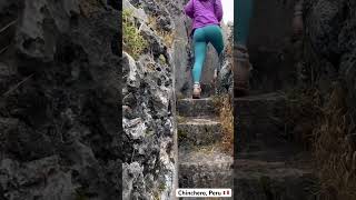 Exploring the enigmatic stone staircase of Chinchero Peru How was it cut out of solid granite 🤔 [upl. by Papke]