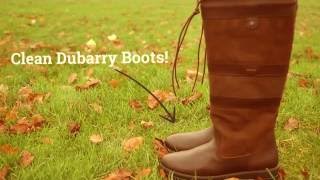 How to clean your Dubarry Galway Country Boots [upl. by Haldis]