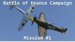 IL2 Cliffs of Dover  SoW BoF Campaign Mission 1 [upl. by Ycnej]