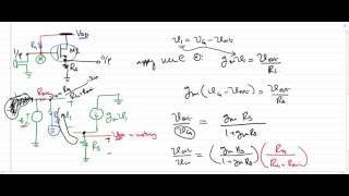 MOSFET Amplifiers  05 Common Drain Amplifier Biasing Source Follower Biasing [upl. by Rozalin]