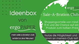 Noch mehr Vorteile mein saleabration Club erklärt in 3 Min ergoPAPER  Kartenmacherei und mehr [upl. by Spurgeon370]