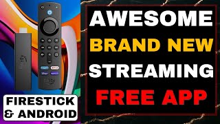 AWESOME New Streaming App With LIVE TV included FIRESTICK amp ANDROID [upl. by Aihsyla]