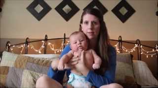 Rumparooz Newborn Cloth Diaper Review [upl. by Ahsilac564]