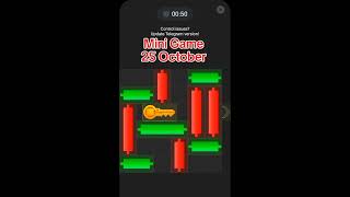 Mini Game Today 25 October Hamster Kombat How To Solve Mini Game Puzzle in Hamster Kombat 💯 SOLVE [upl. by Adnuahsal]