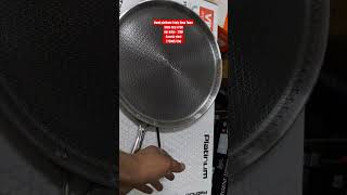 Vinod platinum Triply stainless steel dosa tawa Review [upl. by Ynnob]