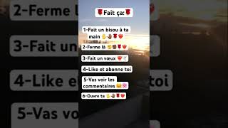 Fait un vœux ❤️ voeux music abonnetoi [upl. by Stig510]