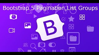 Bootstrap 5 Pagination  List Groups  BS5 Examples  BS5 Tutorials  WebTechTutorHub [upl. by Ahsenit]