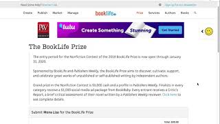 BookLife  The BookLIfe Prize [upl. by Pontone]