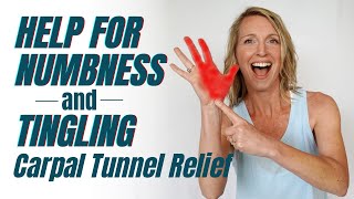 Help for Numbness and Tingling in Hand Carpal Tunnel Relief [upl. by Nimocks]