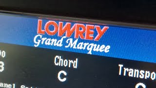 Allens Music Organ amp Keyboard Showcase 37  Lowrey Grand Marquee [upl. by Hollerman]