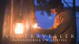 VANTRAVELLER Hankaluuksia VW Leirissä  VWT3 Vaihteiston Vaihto  Lahna Pannulla [upl. by Stanwood561]