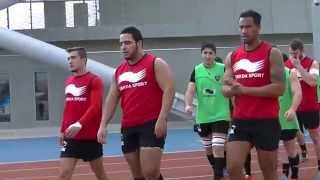 Rugby Espoirs Elite 1 RCT Toulon Echauffement AvantMatch Stade LéoLagrange Live TV Sports 2015 [upl. by Nyasuh]