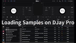 Adding Samples to DJay Pro on a Mac [upl. by Irahs]