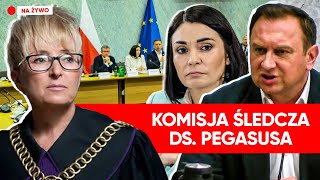 Przesłuchanie sędzi Morawiec na komisji ds Pegasusa NA ŻYWO [upl. by Berlinda273]