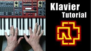 Rammstein Klavier  Tutorial Piano  Разбор на пианино  Уроки фортепиано [upl. by Attennod]