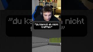 Du kannst eh nicht treffen 😂😂 twitch minecraftmemes minecraft minecraftshorts clips streamer [upl. by Wilmar]