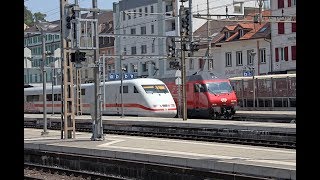 Hochbetrieb im Bahnhof Olten am 08072018 [upl. by Aicatsue322]