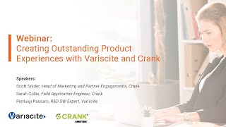 Webinar Creating Outstanding Product Experiences with Variscite and Crank [upl. by Laddy]