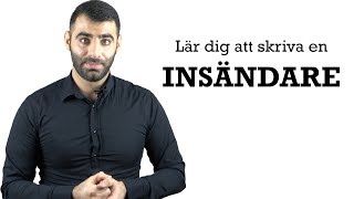 Lär dig att skriva en insändare argumenterande text [upl. by Setsero]