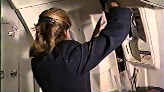 Canadian Airlines DC10 Flight Attendant Training Video [upl. by Yensehc443]