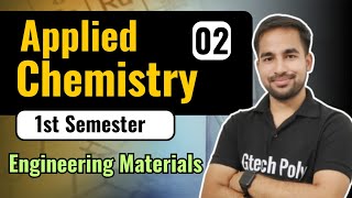 Applied Chemistry  Lecture2  Unit03 Engineering Materials  New Syllabus 202425  by Sachin Sir [upl. by Suhcnip390]