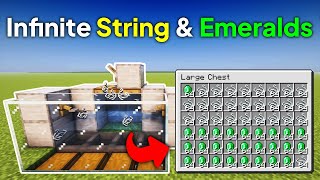 The EASIEST Emerald And String Farm In Minecraft 121 [upl. by Notnilc]