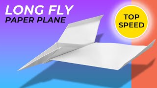 How To Fold Paper Plane That Flies So Far  Jak Zlożyc Samolot Z Papieru Który Lata Daleko [upl. by Knute]