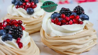 Easy Mini Pavlova  Weekly Bakes [upl. by Slemmer]