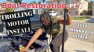 Bass Boat Restore Build amp Makeover on my 3K Find  Install 2024 Minn Kota Ultrex  Old Boat Mods [upl. by Ilam]