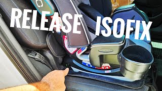 Remove  Release IsoFix Car Seat  GRACO Slimfix LX [upl. by Akeemat]