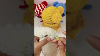 Cute crochet beanie hat crochet crochetpatterns crochethathandmade diy crochetwoolenhat [upl. by Hirsh]